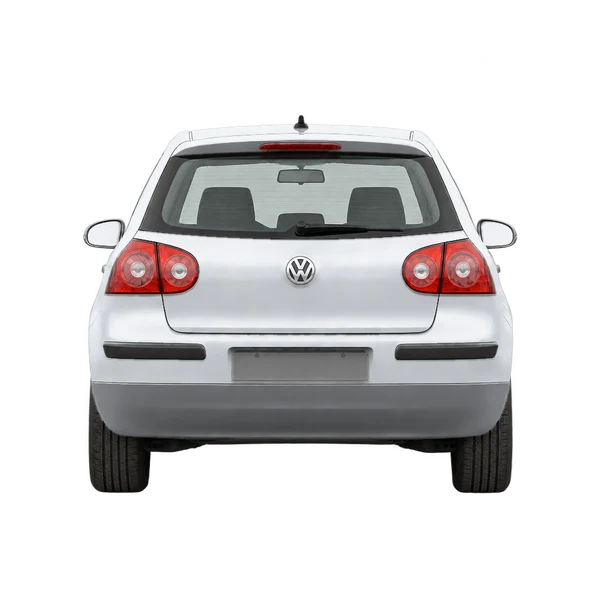 silver 2007 Volkswagen Golf rear view