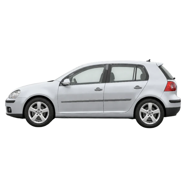 silver 2007 Volkswagen Golf side (facing left) view