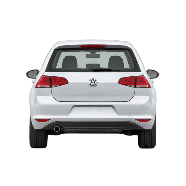 silver 2015 Volkswagen Golf rear view