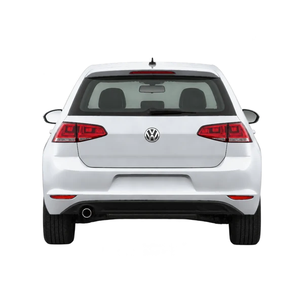 2018 Volkswagen Golf in Silber, Ansicht: Heck