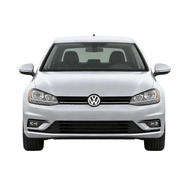 2019 Volkswagen Golf in Silber, Ansicht: Front