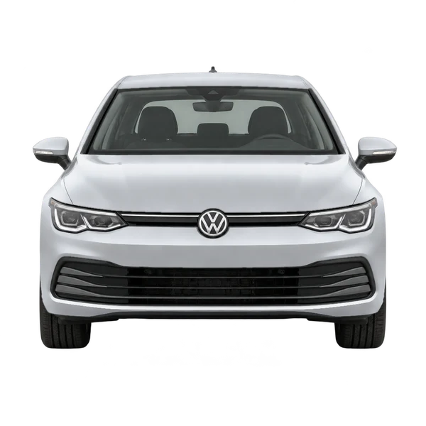 2023 Volkswagen Golf in Silber, Ansicht: Front