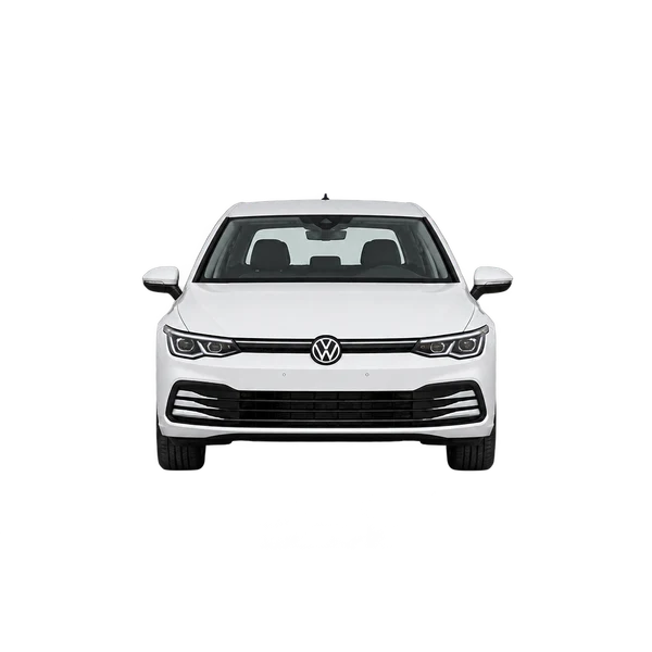 2025 Volkswagen Golf in weiß, Ansicht: Front