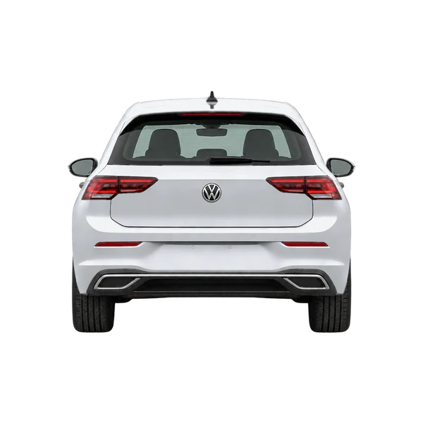 silver 2026 Volkswagen Golf rear view
