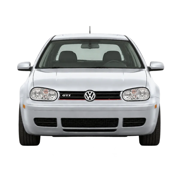 シルバーの2002 Volkswagen GTI(正面ビュー)