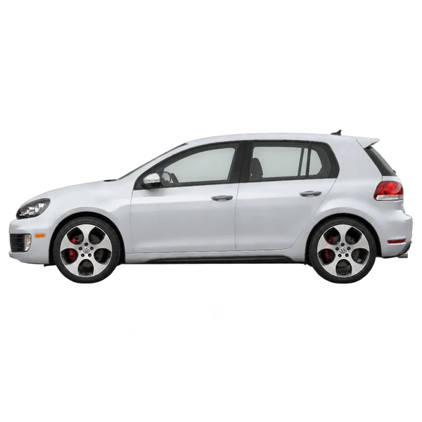 2013 Volkswagen GTI in Silber, Ansicht: Seite (nach links gerichtet)