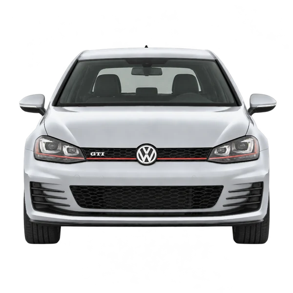2015 Volkswagen GTI in Silber, Ansicht: Front