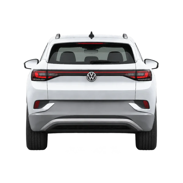 silver 2021 Volkswagen ID.4 rear view