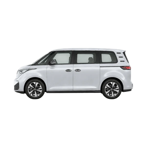 2024 Volkswagen ID. Buzz Pro in Silber, Ansicht: Seite (nach links gerichtet)