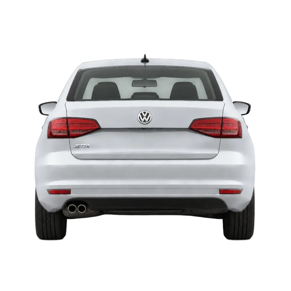 2017 Volkswagen Jetta in Silber, Ansicht: Heck