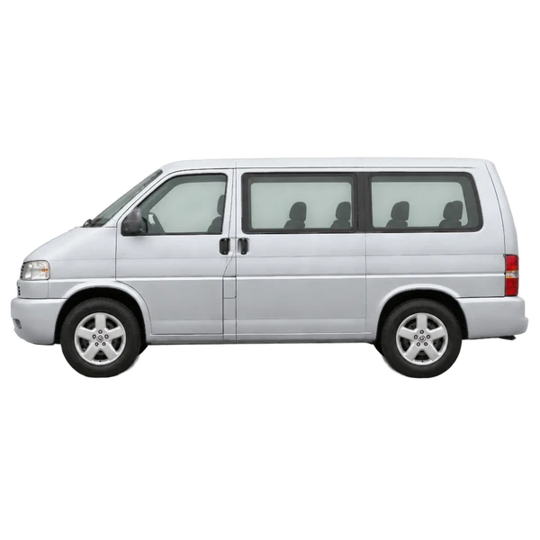Volkswagen LT 2001 prata, vista lateral (voltada para a esquerda)