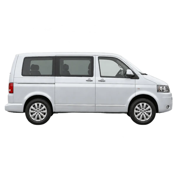 silver 2012 Volkswagen Multivan side (facing right) view