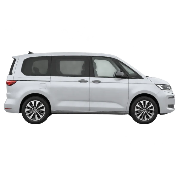 silver 2026 Volkswagen Multivan side (facing right) view