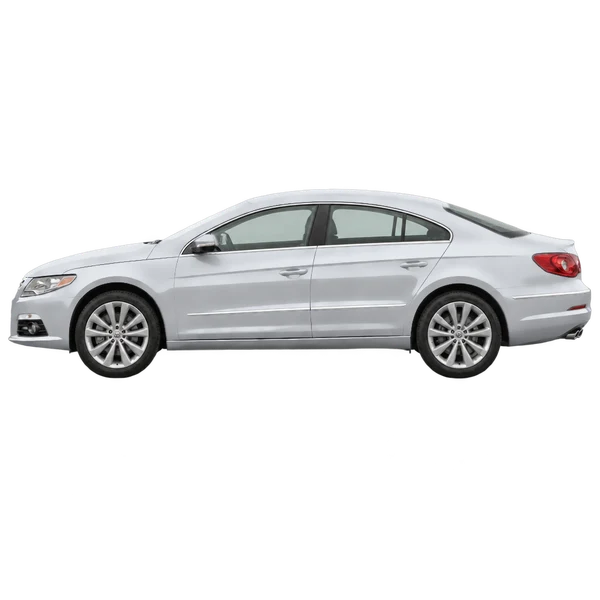Volkswagen Passat CC 2012 argent, vue côté (vers la gauche)