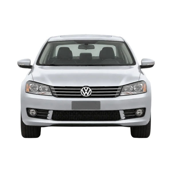 Volkswagen Passat 2011 باللون فضي، منظر أمامي