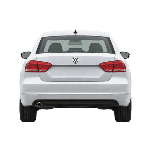 Volkswagen Passat 2011 en plateado, vista trasera