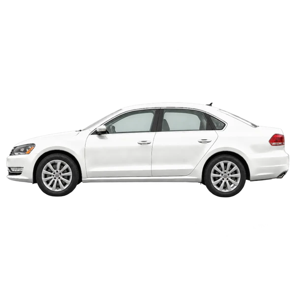 2014 Volkswagen Passat in weiß, Ansicht: Seite (nach links gerichtet)