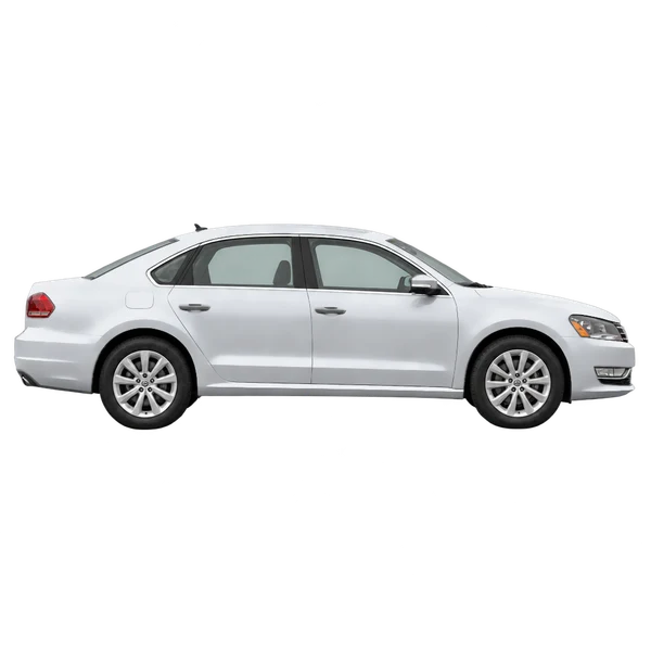 2017 Volkswagen Passat in Silber, Ansicht: Seite (nach rechts gewandt)