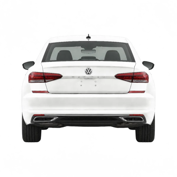 2021 Volkswagen Passat in weiß, Ansicht: Heck