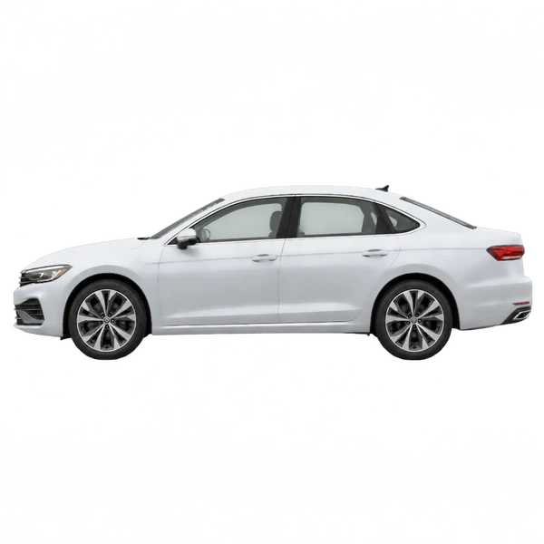 2025 Volkswagen Passat in Silber, Ansicht: Seite (nach links gerichtet)