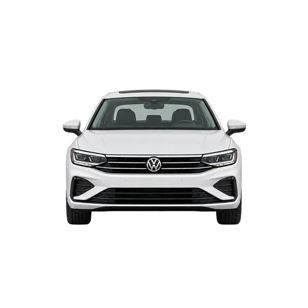 2025 Volkswagen Passat in weiß, Ansicht: Front