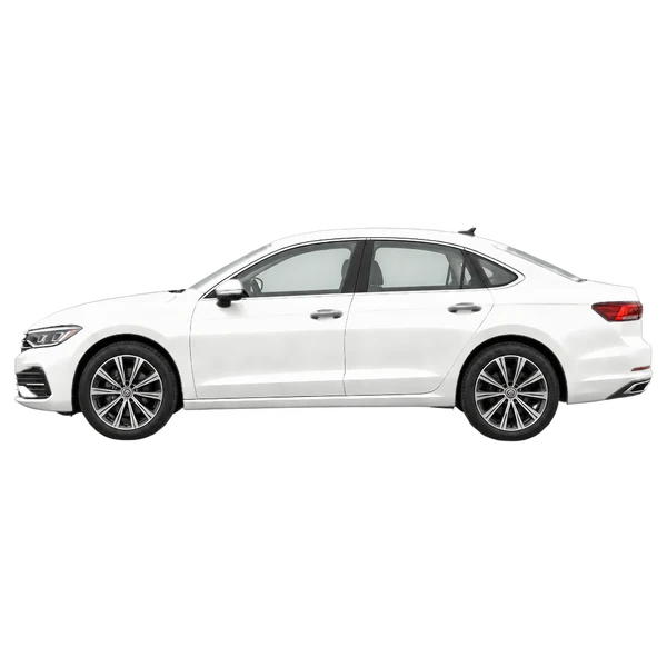 2026 Volkswagen Passat in weiß, Ansicht: Seite (nach links gerichtet)