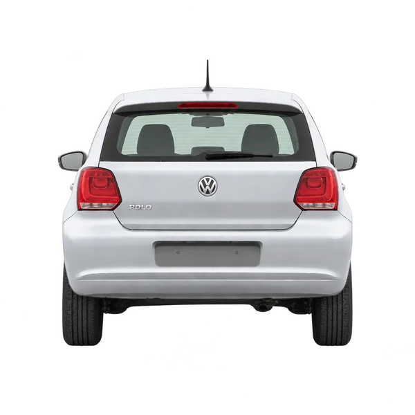 2011 Volkswagen Polo in Silber, Ansicht: Heck