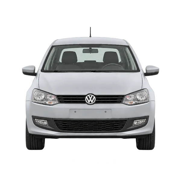 シルバーの2016 Volkswagen Polo(正面ビュー)