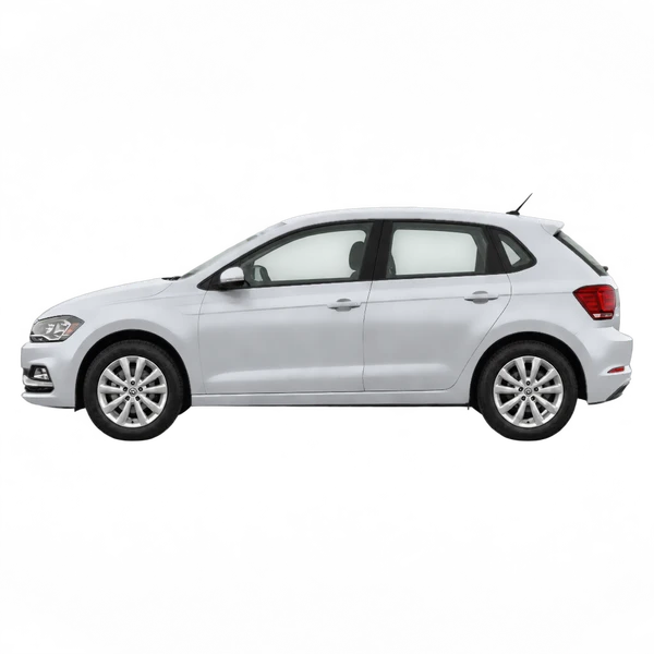 2020 Volkswagen Polo in Silber, Ansicht: Seite (nach links gerichtet)