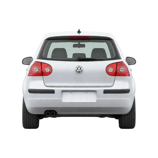 シルバーの2008 Volkswagen Rabbit(リアビュー)