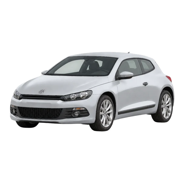 Volkswagen Scirocco 2009 argent, vue trois-quarts avant (orienté vers la gauche)