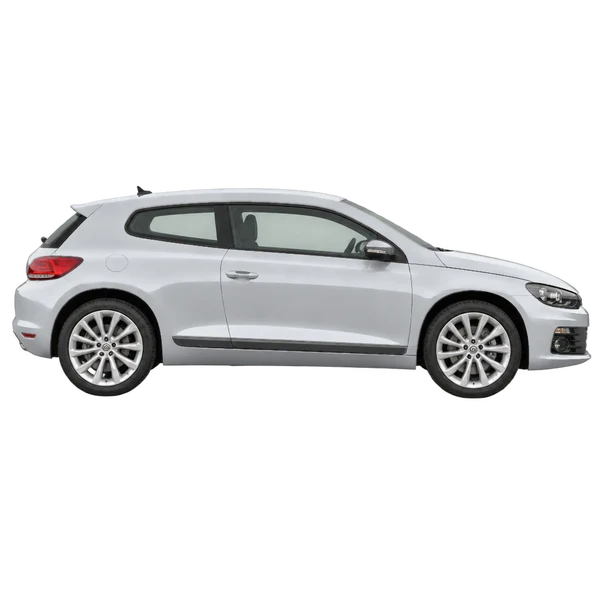 Volkswagen Scirocco 2014 argent, vue profil (tourné vers la droite)
