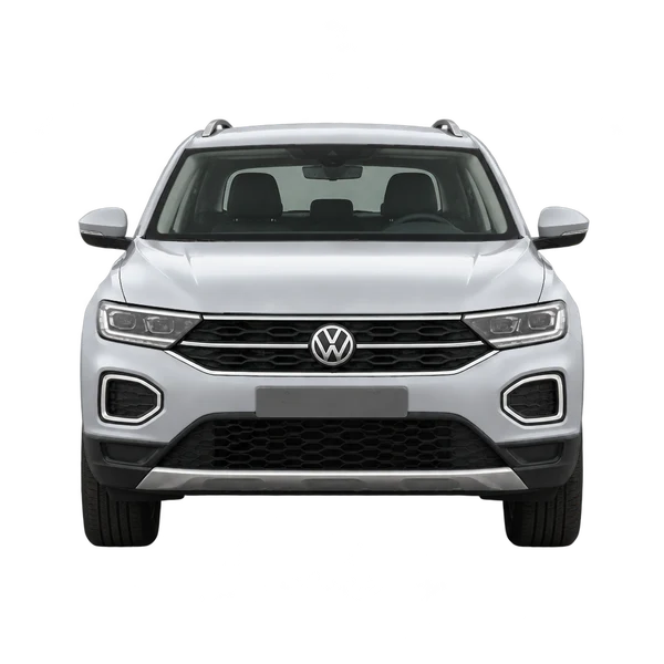 2024 Volkswagen T-ROC in Silber, Ansicht: Front