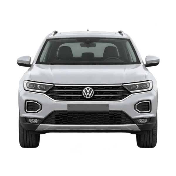 2026 Volkswagen T-ROC in Silber, Ansicht: Front