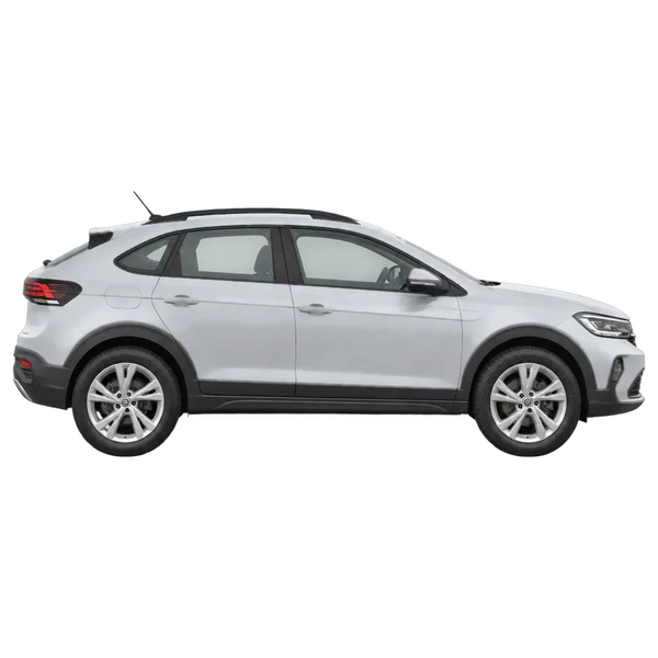 2021 Volkswagen Taigo in Silber, Ansicht: Seite (nach rechts gewandt)
