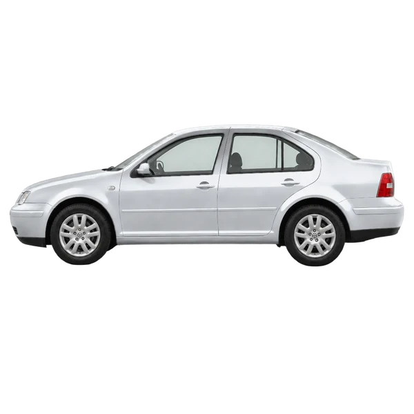シルバーの2001 Volkswagen TDI(側面(左向き)ビュー)