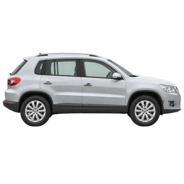2011 Volkswagen Tiguan in Silber, Ansicht: Seite (nach rechts gewandt)