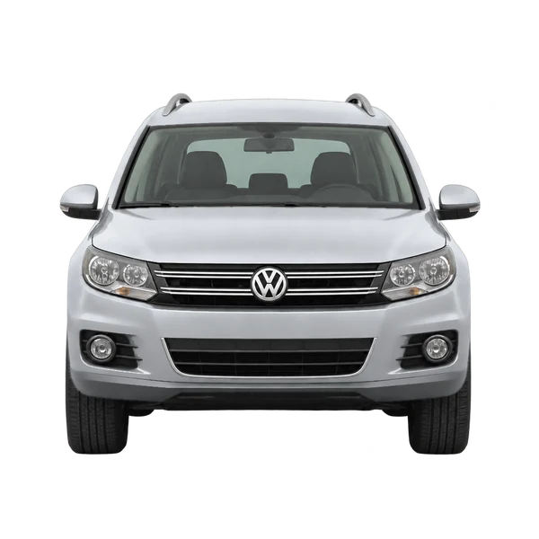 2015 Volkswagen Tiguan in Silber, Ansicht: Front