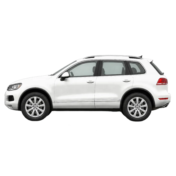 2011 Volkswagen Touareg in weiß, Ansicht: Seite (nach links gerichtet)