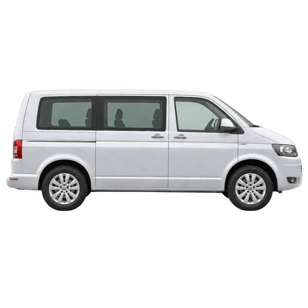 2015 Volkswagen Transporter in Silber, Ansicht: Seite (nach rechts gewandt)