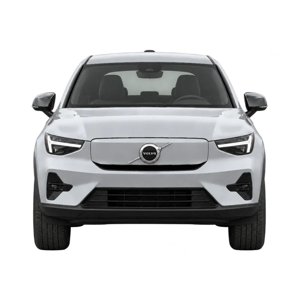 2022 Volvo C40 in Silber, Ansicht: Front