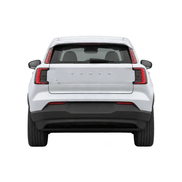 Volvo EX30 2025 prata, vista traseira