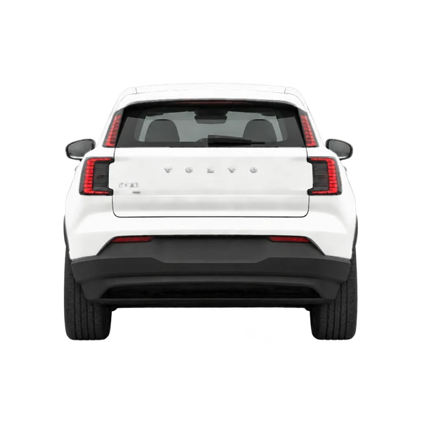Volvo EX30 2025 en blanco, vista trasera