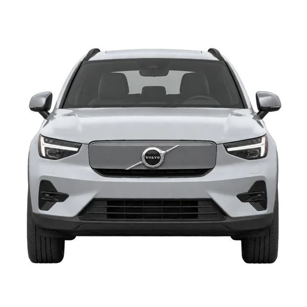 Volvo EX40 2026 prata, vista frente