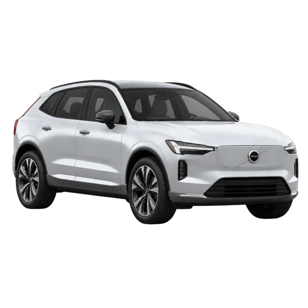 シルバーの2027 Volvo EX60（フロントスリークォーター(左向き)ビュー）