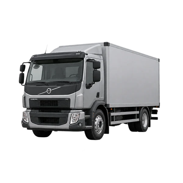 Volvo Fe 2025 en plateado, vista frontal tres cuartos (hacia la izquierda)