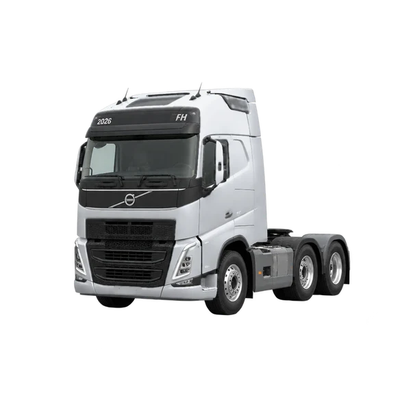 シルバーの2026 Volvo FH（フロントスリークォーター(左向き)ビュー）