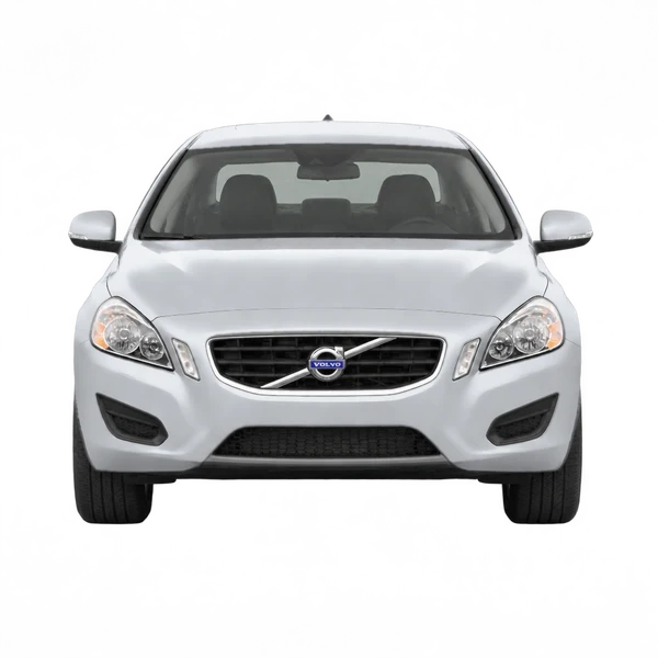 Volvo S60 2015 prata, vista frente