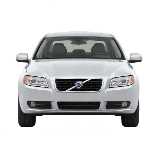 Volvo S80 2012 باللون فضي، منظر أمامي