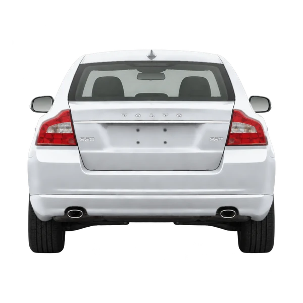 Volvo S80 2016 en plateado, vista trasera